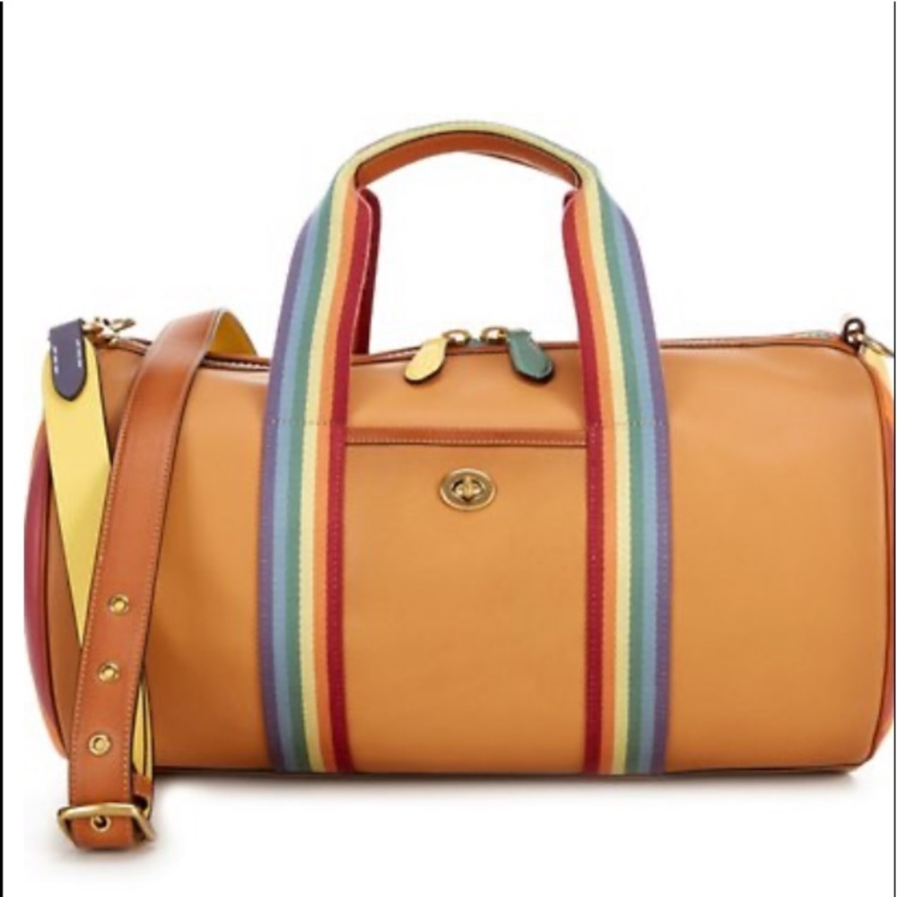 •••SOLD•••*NOT YET RELEASED* Coach rainbow duffel